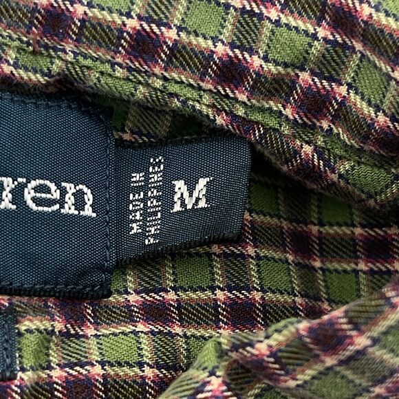 Polo Ralph Lauren Shirt Medium M Long Sleeve Classic Fit Plaid - Picture 5 of 12